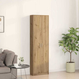 Walplus Wardrobe With Door Artisan Oak 55 X 25 X 189 Cm Engineered Wood - thumbnail 4