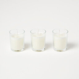 Homescapes Fresh Linen Crystal Scented Candle Set, Pack Of 3 - thumbnail 2