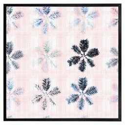 "Andrew Lee Colourful Pine Leaves (Picutre Frame) / 12X12"" / Brown" - thumbnail 4