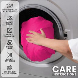 Aspire Homeware Pink Fitted Sheet 40Cm Extra Deep Pocket Hypoallergenic Bed Sheet Microfiber (L)200Cm X (W)180Cm,super King - thumbnail 3