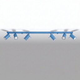 Sollux Lighting Ring Steel Light Blue 6 Lights Modern Ceiling Lamps - thumbnail 2