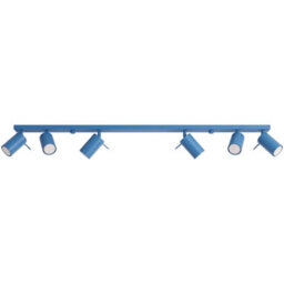 Sollux Lighting Ring Steel Light Blue 6 Lights Modern Ceiling Lamps - thumbnail 1