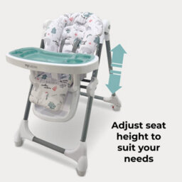 My Babiie Mbhc8 Premium Highchair - Earth Child - thumbnail 5