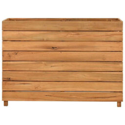 Berkfield Durable Raised Bed 100X40X72 Cm Recycled Teak And Steel - thumbnail 3
