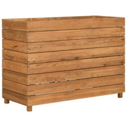 Berkfield Durable Raised Bed 100X40X72 Cm Recycled Teak And Steel - thumbnail 7