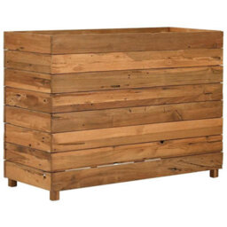 Berkfield Durable Raised Bed 100X40X72 Cm Recycled Teak And Steel - thumbnail 6
