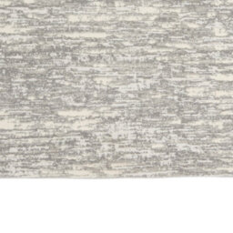 Grey Beige Abstract Modern Jute Backing Rug For Living Room Bedroom And Dining Room-69 X 221Cm (Runner) - thumbnail 4