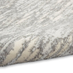 Grey Beige Abstract Modern Jute Backing Rug For Living Room Bedroom And Dining Room-69 X 221Cm (Runner) - thumbnail 5