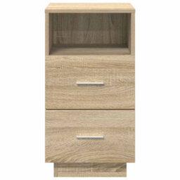 Berkfield Bedside Cabinets 2 Pcs With 2 Drawers Sonoma Oak 36X36X68 Cm - thumbnail 4