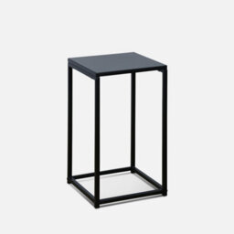 Sweeek - Pair Of Industrial Side Tables Industrielle Black 34X34X74 Cm - thumbnail 3