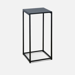 Sweeek - Pair Of Industrial Side Tables Industrielle Black 34X34X74 Cm - thumbnail 2