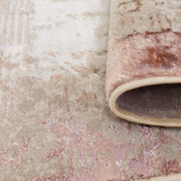 The Rug Edit Ritz Luxe Shimmer Pink Living Room Rug - 160X220Cm - thumbnail 6