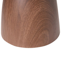 Beliani Side Table Wallis Tempered Glass Brown - thumbnail 5