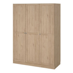Furniture To Go Brande Wardrobe With 3 Frame Doors In Jackson Hickory Oak - thumbnail 3