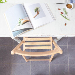Harbour Housewares 6X Beech Wood Folding Chairs - Wooden Garden Chair Outdoor Seating Deck Seats Foldable Dining Patio Furniture - thumbnail 5