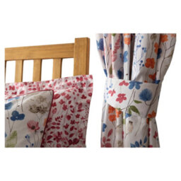 Belledorm Marnie Pencil Pleat Curtains Multicoloured (54In X 66In) - thumbnail 2