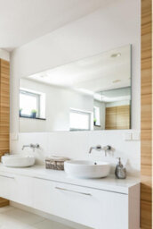 Mirroroutlet 4mm Sheet Mirror Glass Polished Edges With 4 Holes 150 X 100Cm - thumbnail 2