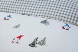 Rapport Winter Gonk Duvet Cover Set Reversible Beddinggingham Design - thumbnail 2