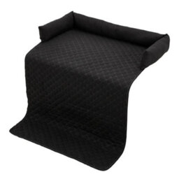 Thehotsale 75X120Cm Waterproof Pet Bed Furniture Protector Mat Dog Sofa Cover With Pillow, Black - thumbnail 3