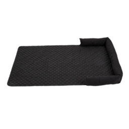 Thehotsale 75X120Cm Waterproof Pet Bed Furniture Protector Mat Dog Sofa Cover With Pillow, Black - thumbnail 4