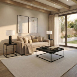 My Furniture Kobe Sofa Bed Taupe - Double Sofa Bed, Velvet, Compact 156W X 78-193L X 67H Cm - thumbnail 2