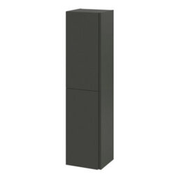 GoodHome Levanna Tall Deep Matt Grey Bathroom Double Column Cabinet (H)160Cm (W)40Cm - thumbnail 1