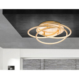 Luminosa Lighting Luminosa Barna Integrated Led Semi Flush Ceiling Light Gold Colors 3X Led 3000K - thumbnail 2