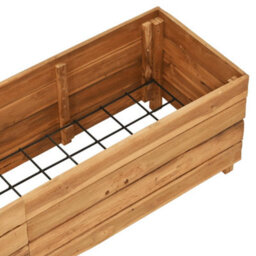 Berkfield Durable Raised Bed 150X40X38 Cm Recycled Teak And Steel - thumbnail 5