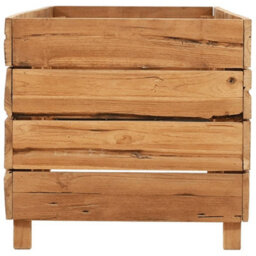 Berkfield Durable Raised Bed 150X40X38 Cm Recycled Teak And Steel - thumbnail 4