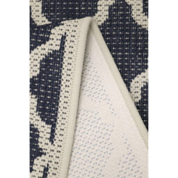 Melrose County Trellis New Navy Patterned Indoor Non-Slip Small Area Rug 120/160Cm - thumbnail 4