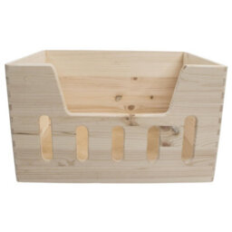 Woodeedoo Wooden Storage Box Stackable Crate For Kitchen Bedroom Wardrobe Storage Organisation 39 X 30 X 23 Cm - thumbnail 6