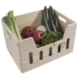 Woodeedoo Wooden Storage Box Stackable Crate For Kitchen Bedroom Wardrobe Storage Organisation 39 X 30 X 23 Cm - thumbnail 2