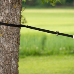 Amazonas Aruba Vanilla Single Spreader Bar Cotton Weatherproof Garden Hammock With Tree Straps - thumbnail 5