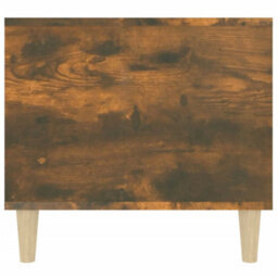 Berkfield Coffee Table Smoked Oak 90X49X45 Cm Engineered Wood - thumbnail 7