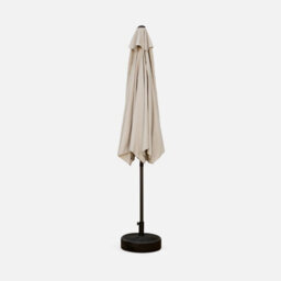 Sweeek - 3M Round Centre Pole Parasol Touquet Sand - thumbnail 4