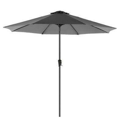 LEDREM 2.7M 3M Parasol Umbrella, Uv50+, Sun Shade, With Tilt And Crank Gardens - image 1