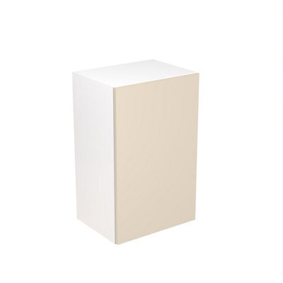 Kitchen Kit Wall Unit 450mm W/ Slab Cabinet Door - Super Matt Cashmere - image 1