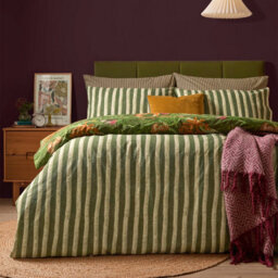 furn. Furn Nya Woodland Reversible Printed Duvet Cover Set, Forest, King - thumbnail 2