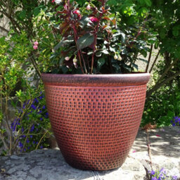 Anglo Eastern Trading Co 36Cm Cromarty Antique Gold Planter Pot - thumbnail 3