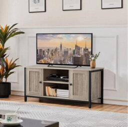 Tv Stand For Tvs Up To 50 Inch, Tv Cabinet Entertainment Center For Living Room - thumbnail 2