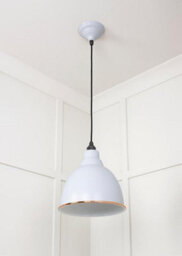 From the Anvil White Gloss Brindley Pendant In Birch - thumbnail 5