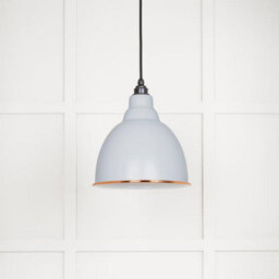 From the Anvil White Gloss Brindley Pendant In Birch - thumbnail 3