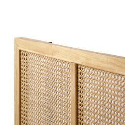 Nordlys Wood And Rattan Headboard Exotic Boho Bedroom - thumbnail 8