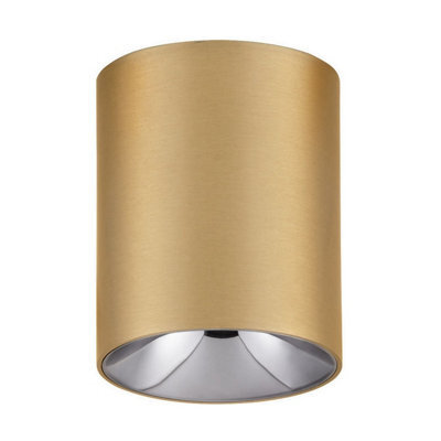 Luminosa Lighting Luminosa Aneto Surface Mounted Downlight Matt Gold, Dark Chrome Led 10W 600Lm 3000K - image 1