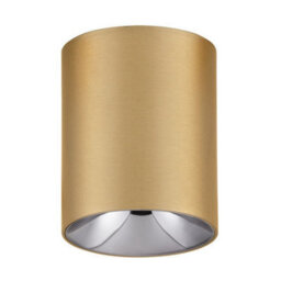 Luminosa Lighting Luminosa Aneto Surface Mounted Downlight Matt Gold, Dark Chrome Led 10W 600Lm 3000K