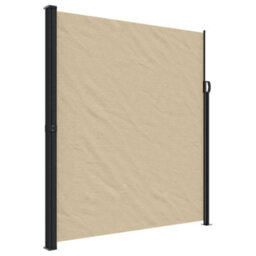 Walplus Retractable Side Awning Garden Sun Shade Canopy Gazebo For Back Door, Porch, Patio Beige 220X600 Cm - thumbnail 2