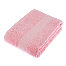 Homescapes Turkish Cotton Pink Bath Sheet