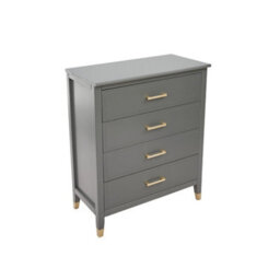Palazzi 4 Drawer Chest Of Drawers Grey - thumbnail 4