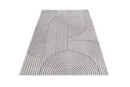 Stratus Interiors Degas Large Geometric Rug 200 X 290 Cm - Cream / Grey - Medium - thumbnail 3