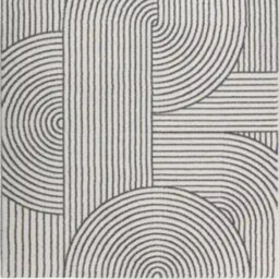 Stratus Interiors Degas Large Geometric Rug 200 X 290 Cm - Cream / Grey - Medium - thumbnail 1
